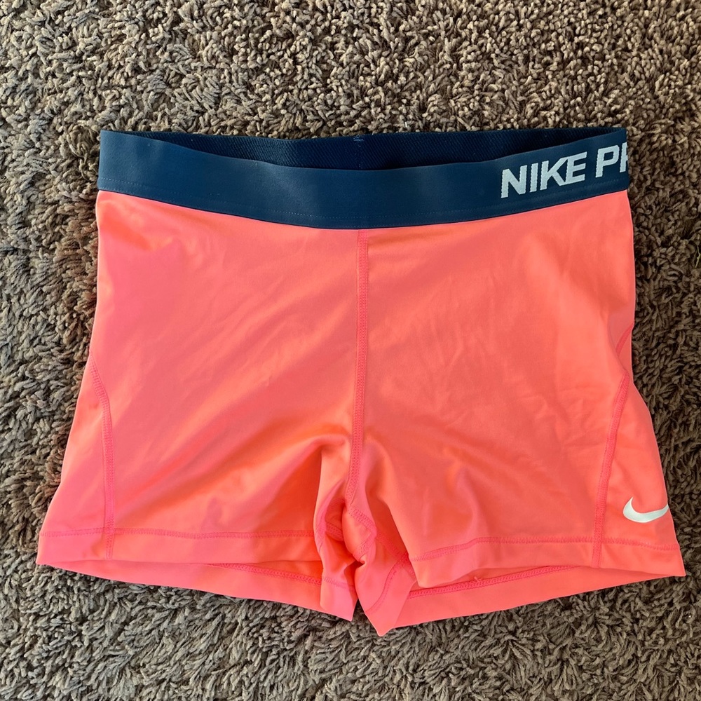 Nike Women’s Pro Shorts | Color: Coral | Size: L